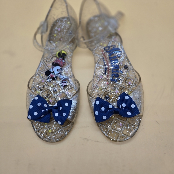 Disney "Minnie's Sweet Shop"Jelly Sandals 2-3 Big Kid VGUC - Picture 5 of 13